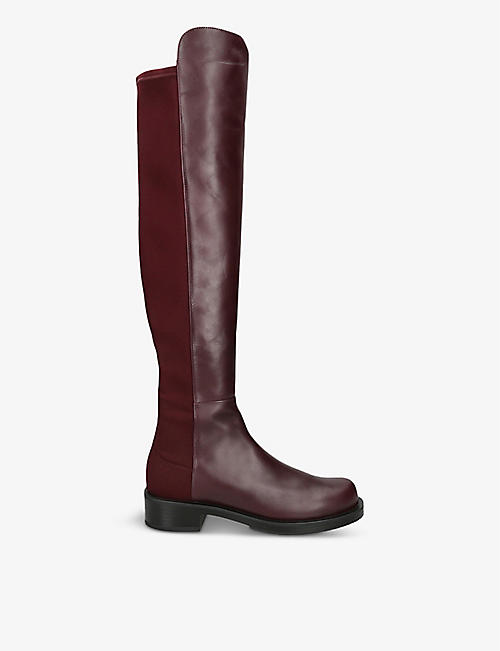 STUART WEITZMAN: 5050 Bold over-the-knee leather boots