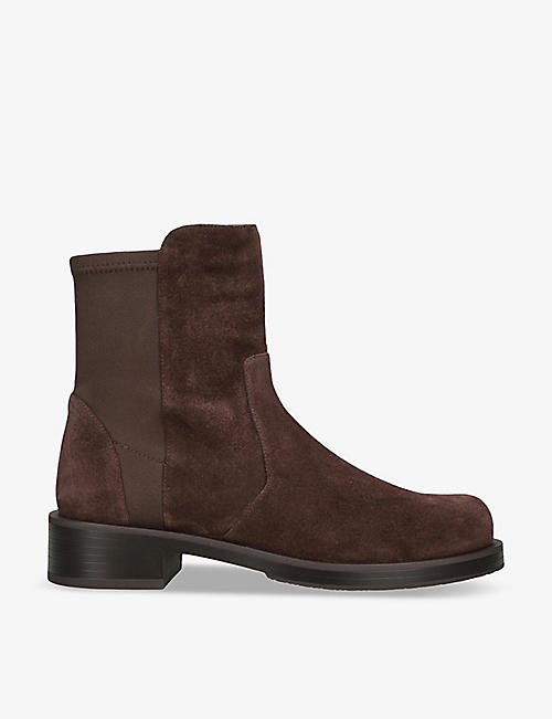 STUART WEITZMAN: 5050 Bold suede ankle boots