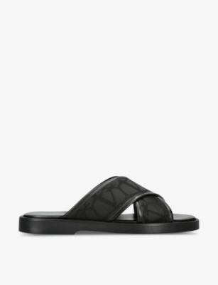 Mens discount sliders valentino