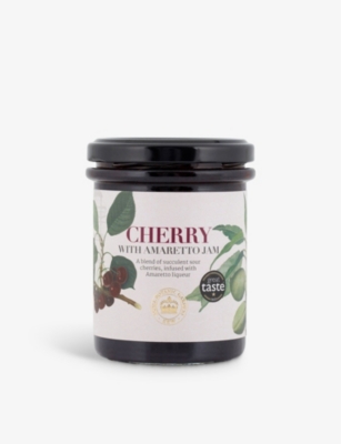 KEW GARDENS PRESERVES: Cherry with Amaretto jam 225g