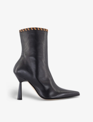 ALOHAS: Leo stiletto-heel leather ankle boots