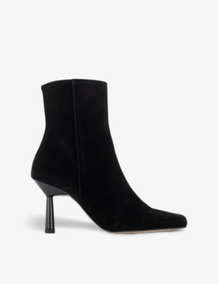 ALOHAS: Frappé stiletto-heel leather ankle boots