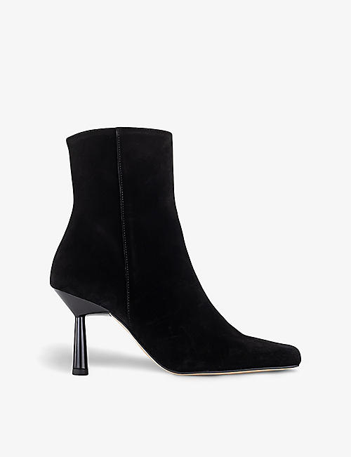 ALOHAS: Frappé stiletto-heel leather ankle boots