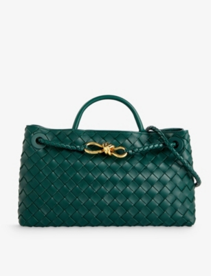 BOTTEGA VENETA: Andiamo leather clutch