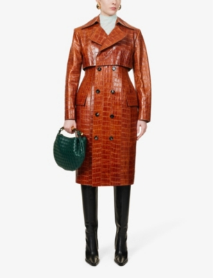 Sardine Intrecciato-weave leather top-handle bag