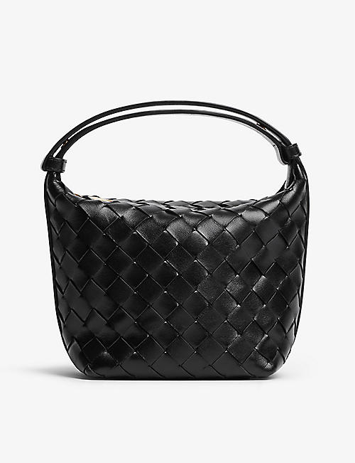 BOTTEGA VENETA: Wallace micro leather hobo bag