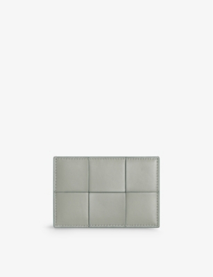 BOTTEGA VENETA: Cassette Intrecciato-woven leather card holder