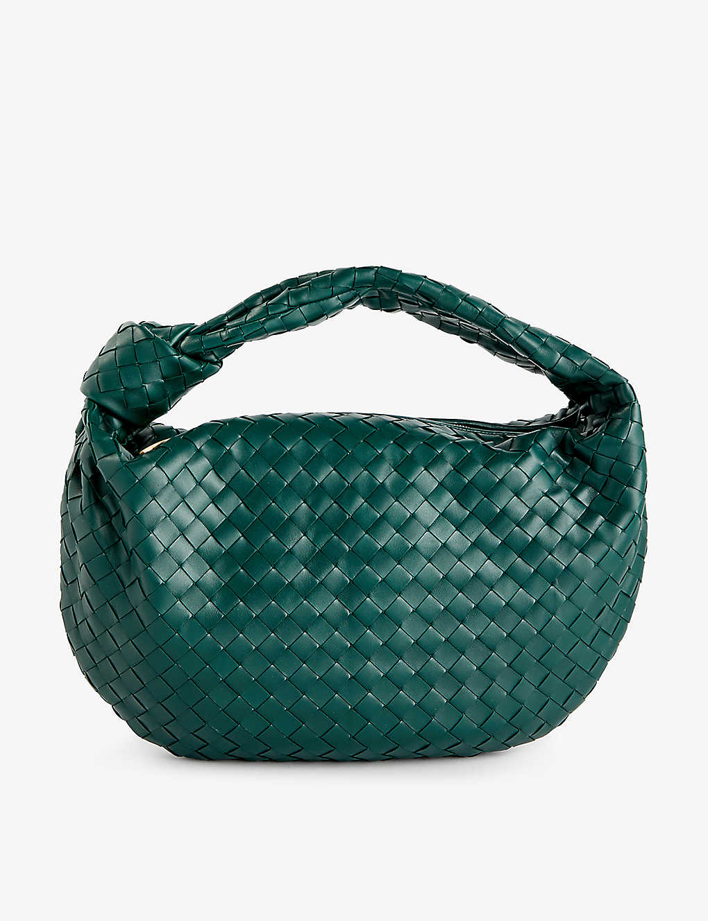 Bottega Veneta Womens Em Green Jodie Leather Shoulder Bag