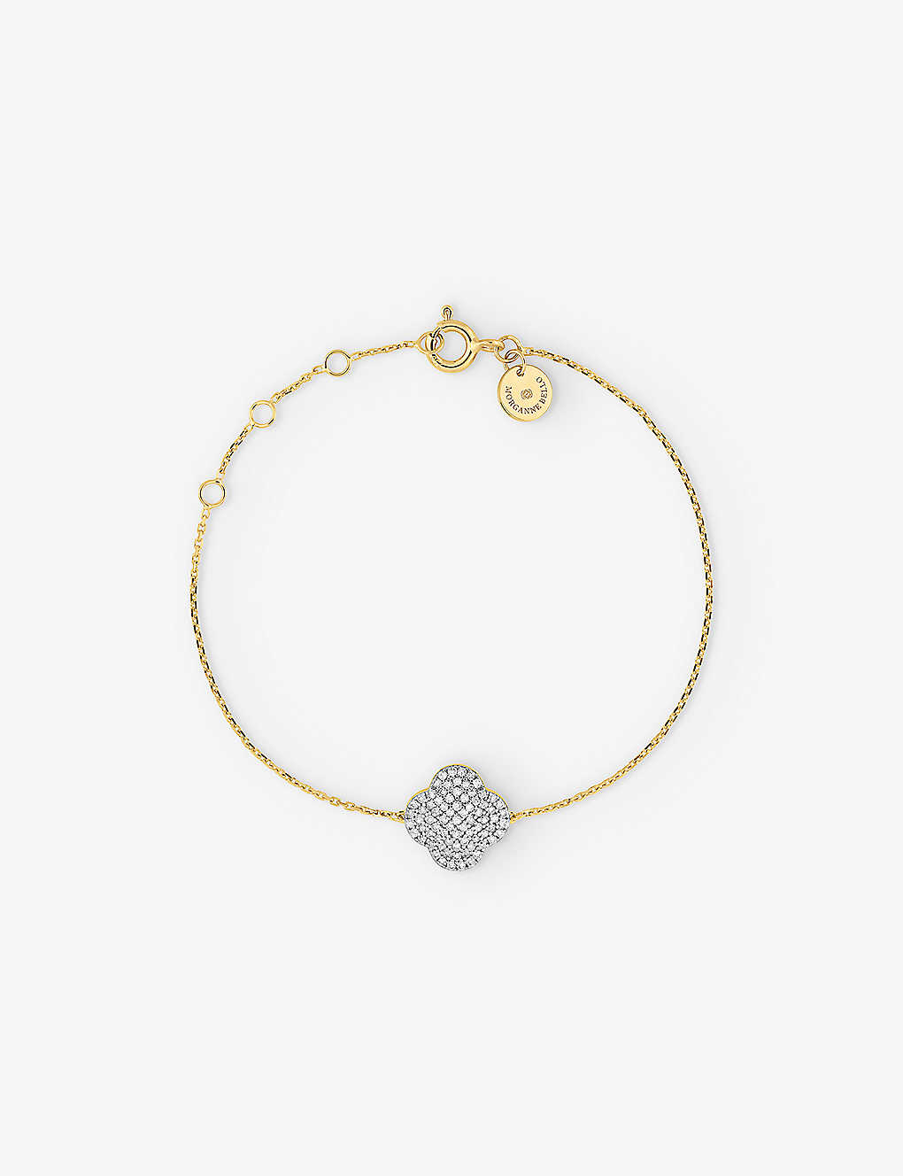 The Alkemistry Womens Yellow Gold X Morganne Bello 18ct Yellow-gold And 0.284ct Diamond Bracelet