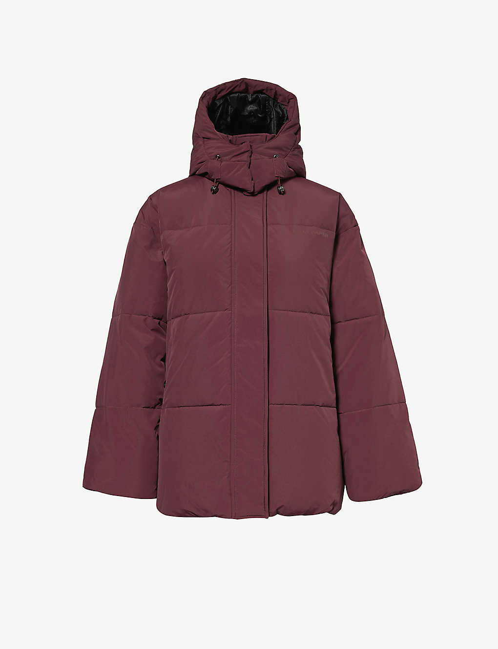 Daily Paper Womens Bordeaux Wine Nicole Padded Shell Jacket In Red