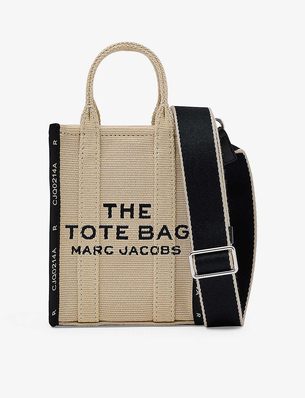 Shop Marc Jacobs Womens Warm Sand The Jacquard Mini Tote Bag