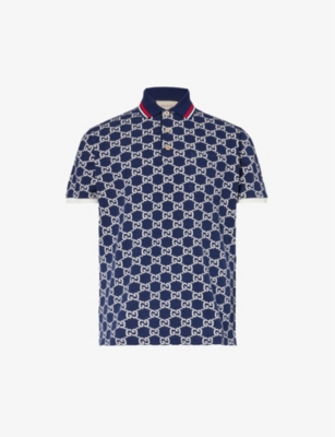 Men's gucci polo shirt sale hotsell