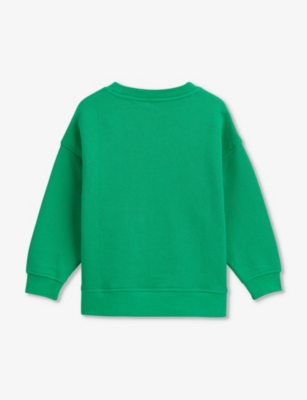 WHISTLES: Oui brand-embroidered cotton sweatshirt 4-9 years