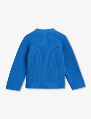 WHISTLES: Nora slip-pocket cotton cardigan 3-9 years