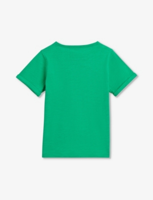 WHISTLES: Monster brand-embroidered T-shirt 3-9 years