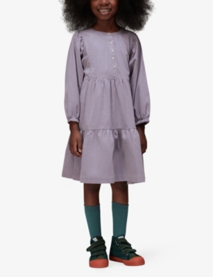 WHISTLES: Nora tiered-hem cotton-corduroy dress 3-9 years
