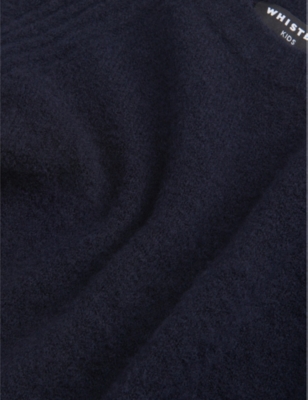 WHISTLES: Round-neck textured wool-blend jumper 3-10 years