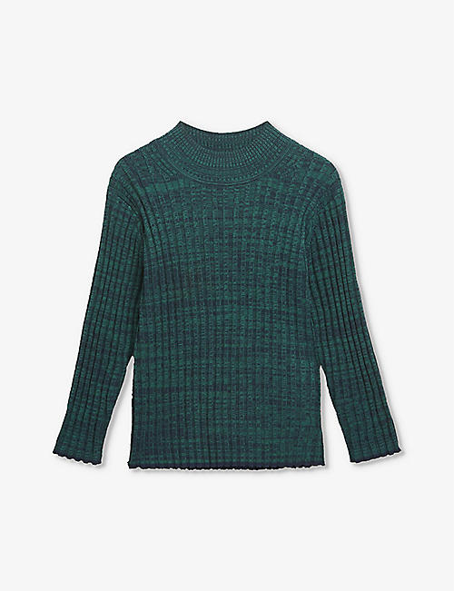 WHISTLES: High-neck ribbed knitted jumper 3-9 years
