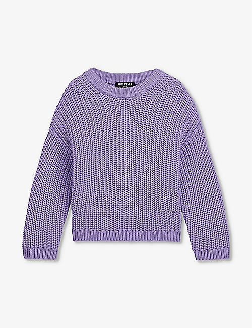 WHISTLES: Long-sleeved chunky knitted jumper 3-12 years