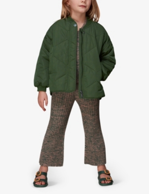 WHISTLES: Frida quilted recycled-polyester coat 3-12 years