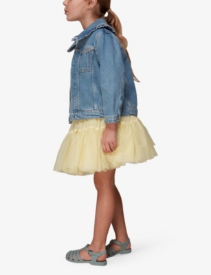 WHISTLES: Izzy tiered-hem tulle skirt 3-9 years