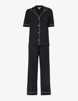 Eberjey Womens Sorbet Black Gisele Stretch-woven Pyjama Set