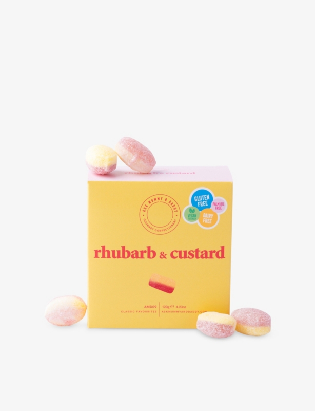 Rhubarb and Custard box of sweets 120g