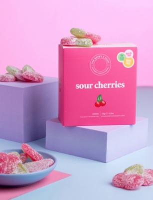 ASK MUMMY AND DADDY: Sour Cherries vegan sweets 120g