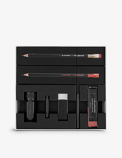 MOLESKINE: Blackwing x MSK graphite cedar-wood pencil lover set