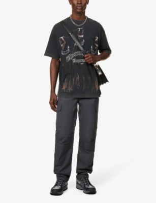 REPRESENT: Thoroughbred graphic-print cotton-jersey T-shirt