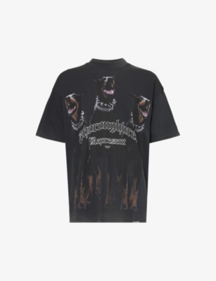 REPRESENT Thoroughbred graphic print cotton jersey T shirt Selfridges