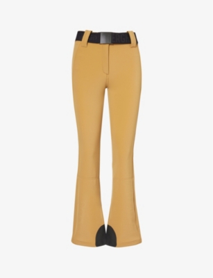 GOLDBERGH GOLDBERGH WOMEN'S 7080 TOFFEE PIPPA FLARED-LEG STRETCH-WOVEN TROUSERS