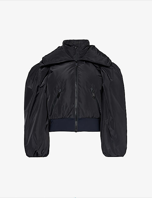 GOLDBERGH: Vava oversized-sleeve recycled-polyester-down jacket