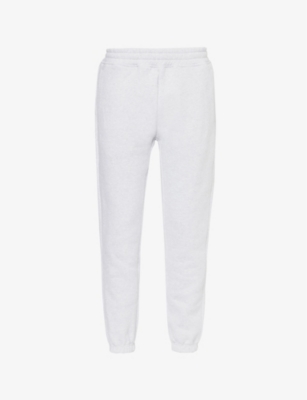 Arne Mens Grey Relaxed Elasticated-waist Cotton-blend Jogging Bottoms