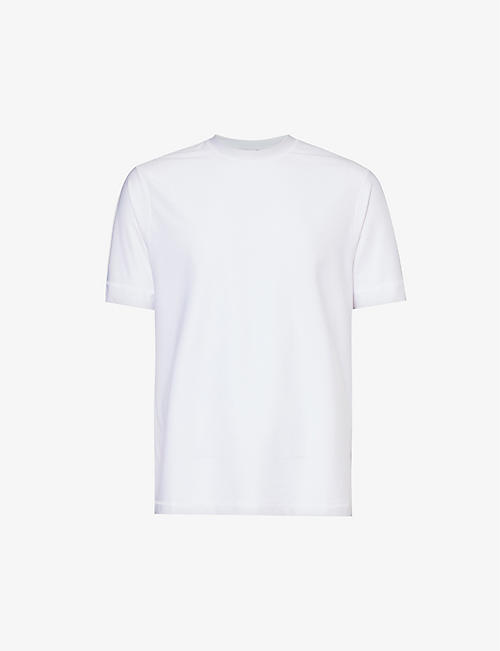 ARNE: Performance brand-print stretch-mesh T-shirt