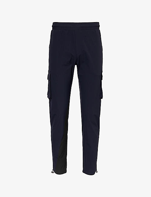 ARNE: Tapered-leg mid-rise stretch-woven trousers