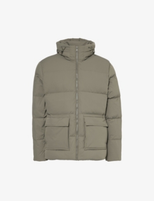 Mid Length Down Jacket in Grey ARNE