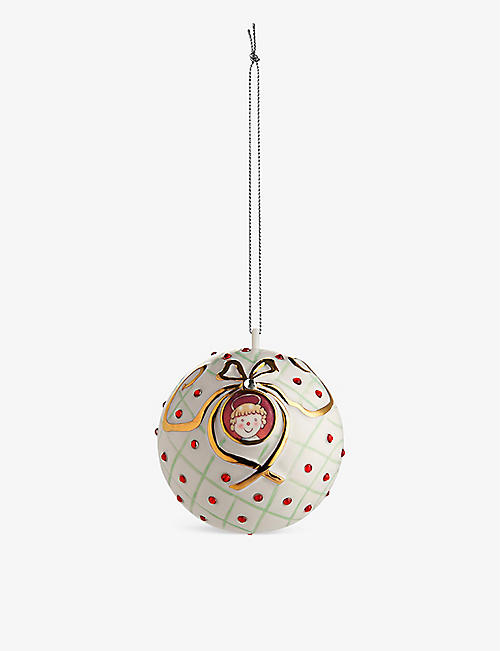 ALESSI: San Bambino porcelain hanging ornament