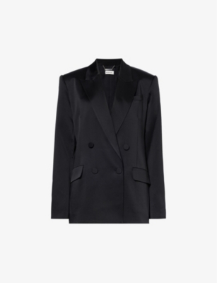Simkhai Norah Double-breasted Blazer In Black