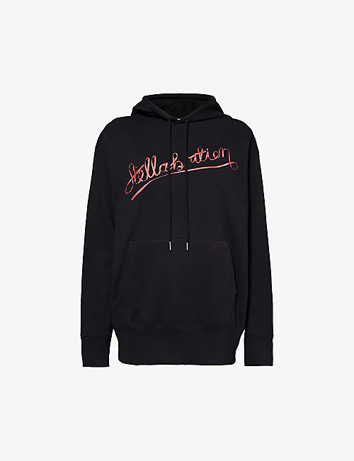 STELLA MCCARTNEY: Logo-print relaxed-fit cotton-jersey hoody