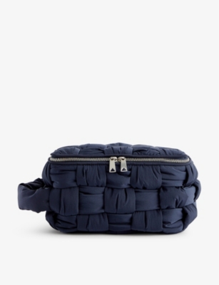 BOTTEGA VENETA: Cassette intrecciato shell wash bag