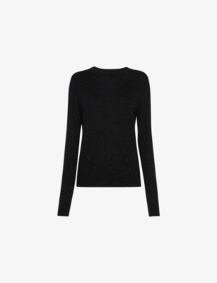 WHISTLES: Annie Sparkle Crewneck Knitted Top