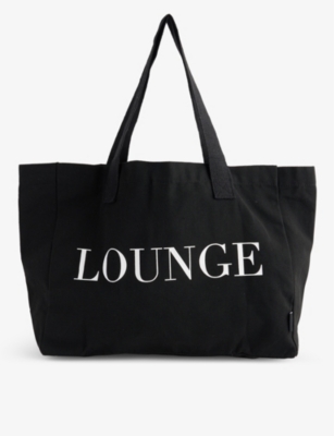 LOUNGE UNDERWEAR - Signature canvas tote bag