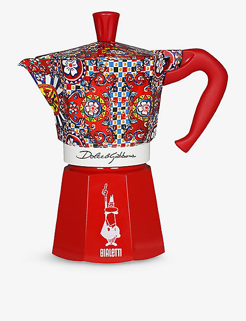 BIALETTI: Bialetti x Dolce & Gabbana Moka Express six-cup aluminium espresso maker