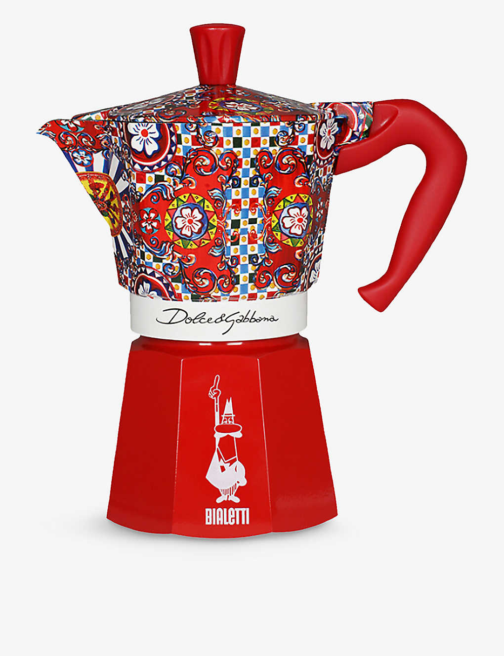 Bialetti Dolce&gabbana Moka Machine 6-cup Coffee Maker In Aluminium