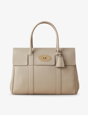 Mulberry bayswater store pebbled beige