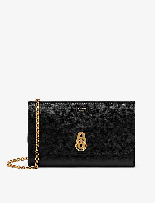 MULBERRY: Amberley leather clutch bag