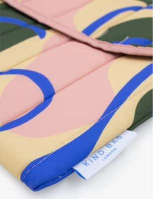 KIND BAG: Graphic-print woven 13'' laptop bag