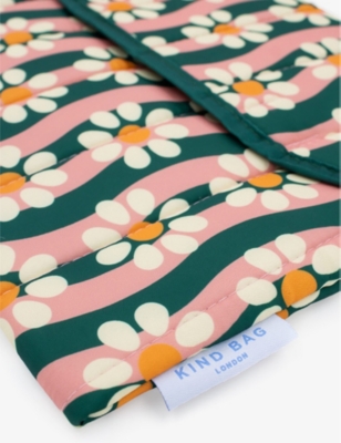 KIND BAG: Graphic-print woven 13'' laptop bag