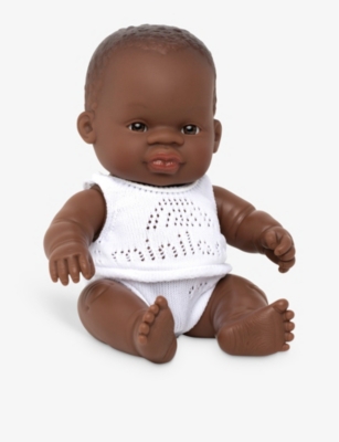 MINILANDS: Educational male baby doll 21cm